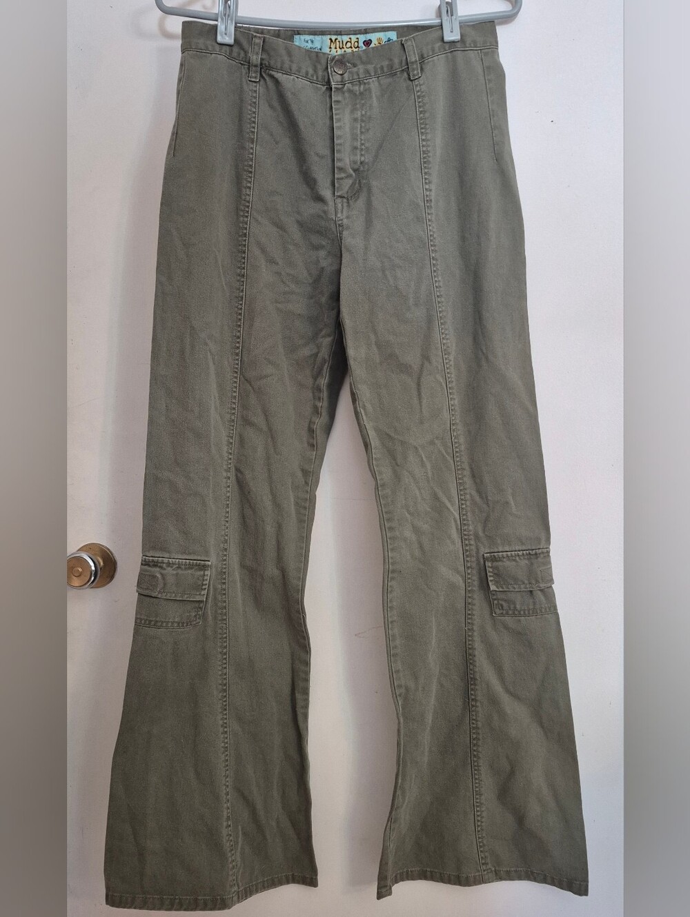 Y2k Mudd Jeans Olive Green Cargo Pants